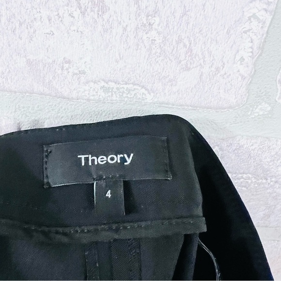 Theory Becker High Waist Zip Leggings in Black Size 4 - Picture 10 of 11